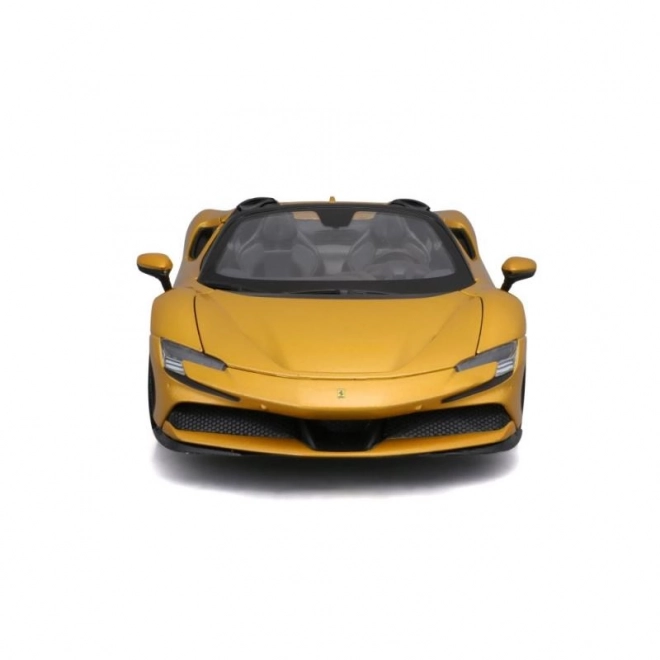 Bburago Ferrari SF90 Spider u mjerilu 1:18 - žuti