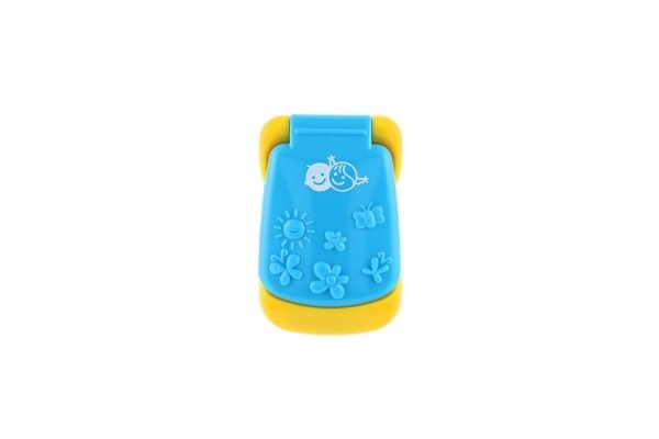 Plastični mobilni telefon 14cm na baterije sa zvukom i svjetlom na kartici 11x20x5,5cm 18m+
