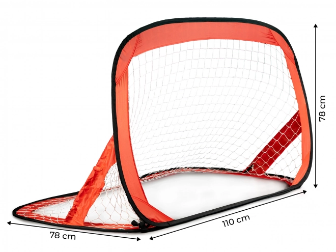 Nogometni golovi, set za dva nogometna gola promjera 110 cm