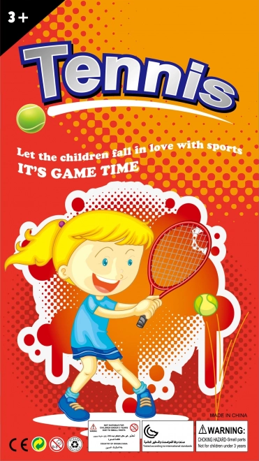 Velike rekete za tenis i badminton za djecu s lopticom