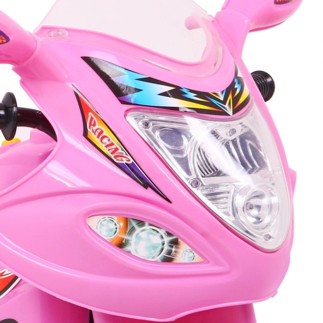 Električni motocikl BJX-088 tricikl + zvukovi + svjetla – Ružičasta
