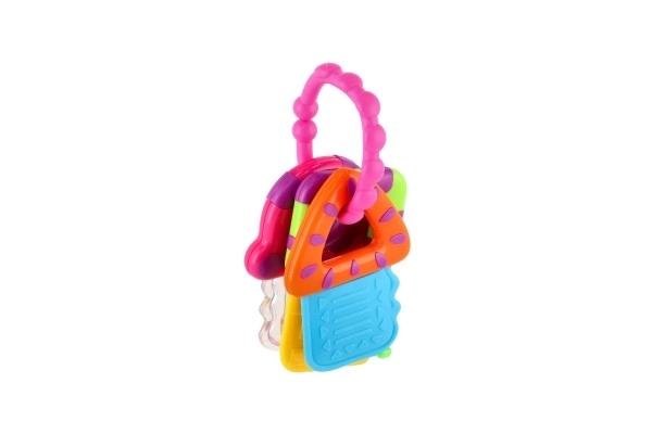 Zvečka/Grickalica ključevi plastika 10x12cm na kartici 3m+