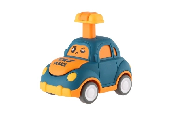 Plastični autić s mehaničkim pogonom 9 cm - 4 vrste