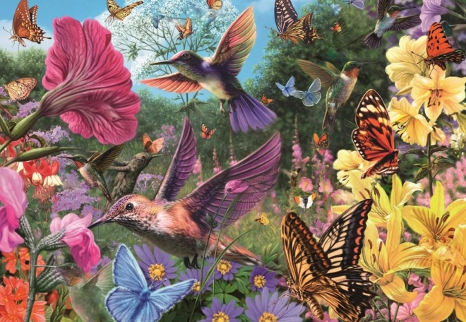 Puzzle Svijet kolibrića i leptira 200 dijelova