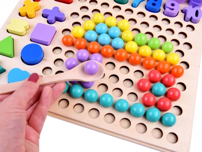 Drvena obrazovna konstrukcijska igra Matematika