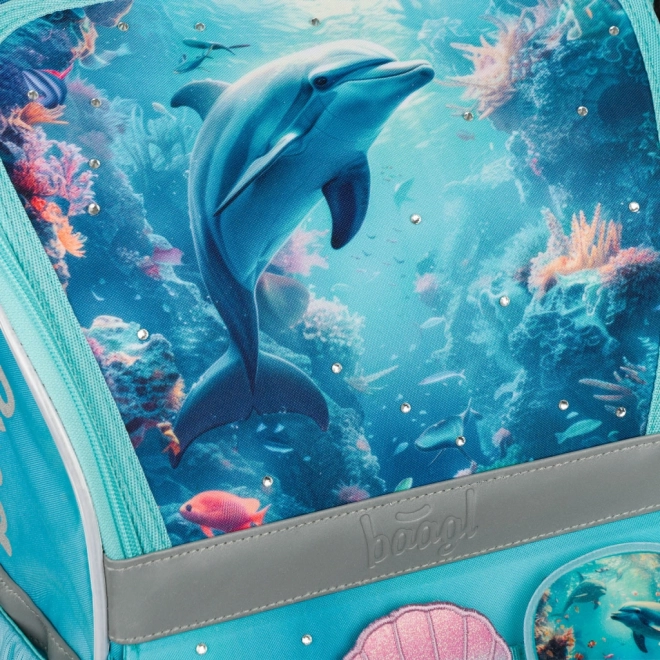 Školska torba Delfin od Baagl