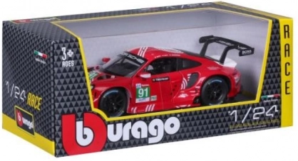 Metalni model automobila Bburago Porsche 911 RSR LM 2020 u mjerilu 1:24