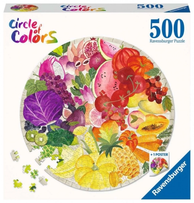 Ravensburger puzzle voćna i povrtna simfonija 500 dijelova