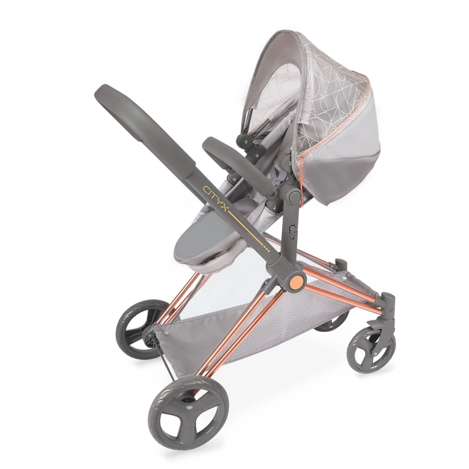DeCuevas 81777 Sklopiva kolica za lutke 3 u 1 s ruksakom CITY X 2024 - 73 cm