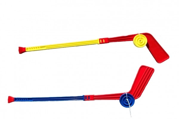 Plastična hokejska palica s pakom 74cm u raznim bojama