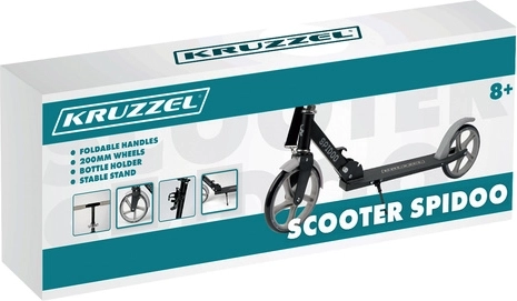 Sklopivi gradski romobil za djecu s velikim kotačima (200 mm) – siva