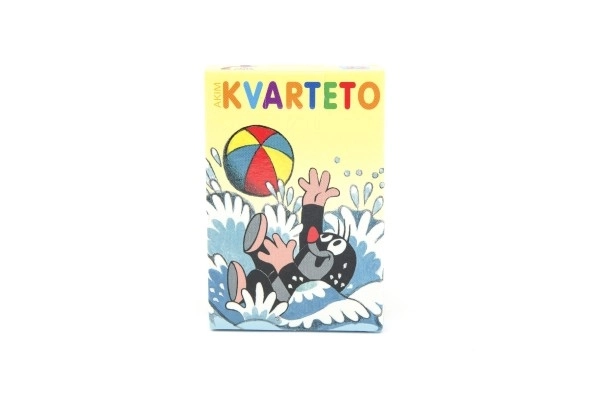 Kvartet Krtek društvena igra - karte u papirnatoj kutiji 6x9cm