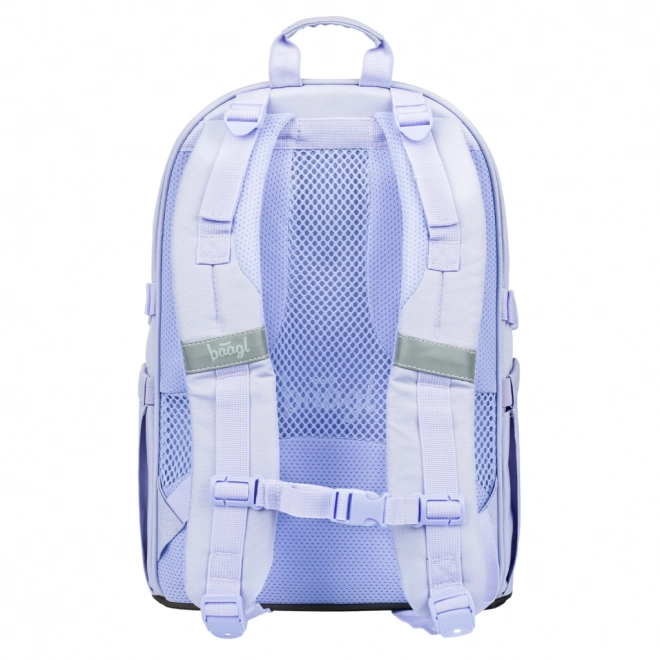 BAAGL Školski ruksak Skate Lilac