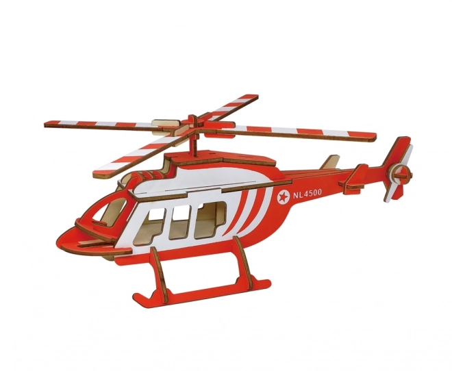 Woodcraft Drvene 3D puzzle Prijevozni helikopter