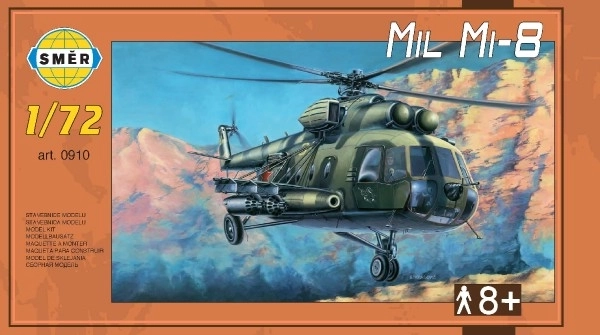 Model Mil Mi-8 1:72 25,5x29,5 cm u kutiji 34x19x6cm
