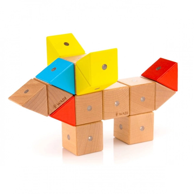 Drvene magnetičke kocke WABI 40 komada