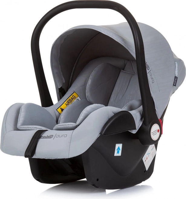 CHIPOLINO autosjedalica Aura i-Size 40–85 cm – Sivo pepeljasta