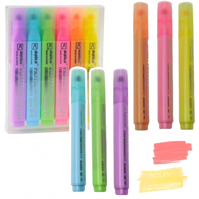 Set pastelnih markera 6 kom