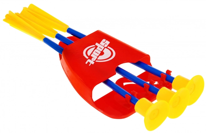 Luk za djecu (6+) Sportski set 7 kom. + Meta + 4 strelice + Tolac + Ciljač