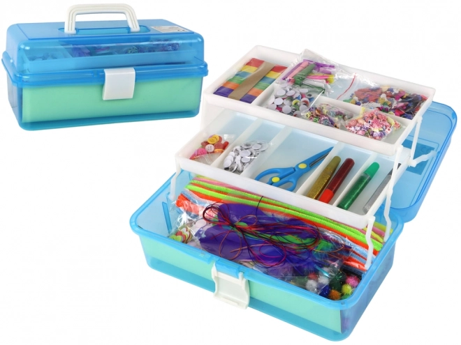Plava proširiva torba Kreativni umjetnički set DIY