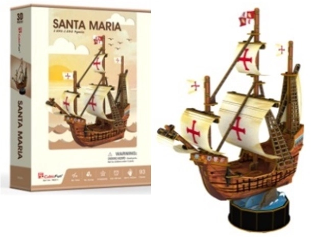 3D puzzle Brod Santa Maria od CubicFun