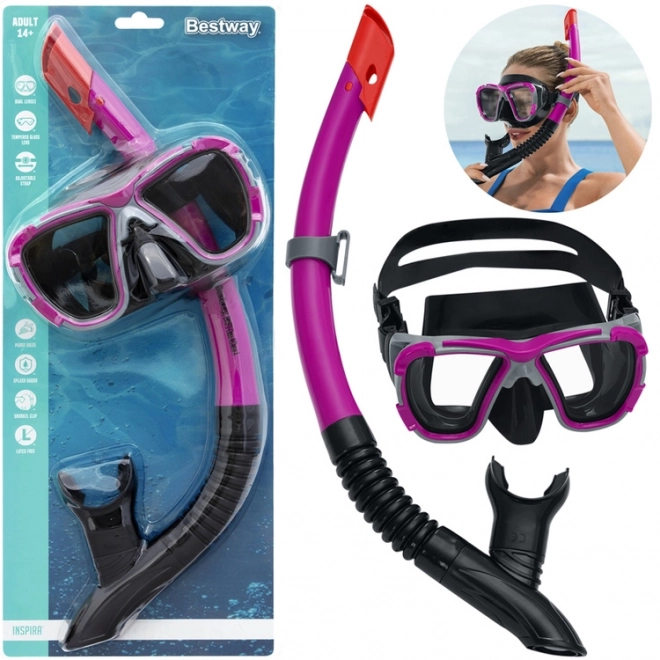 Bestway set za ronjenje za djecu i odrasle – Crvena