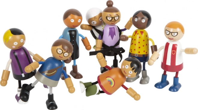 Small Foot fleksibilne lutke obitelj s djetetom