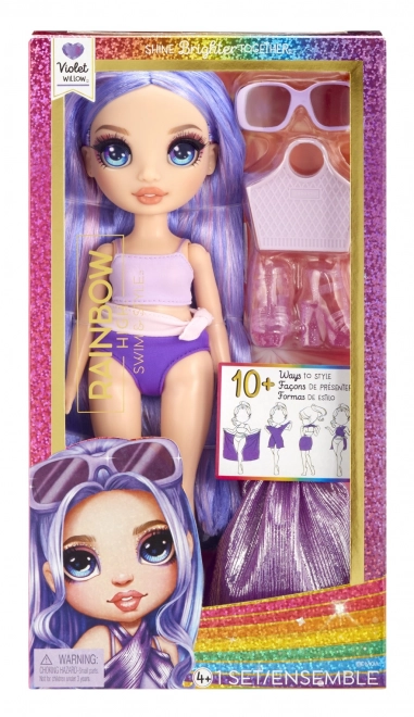 Rainbow High Fashion lutka u kupaćem kostimu - Violet Willow