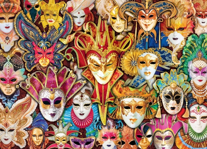 Puzzle EUROGRAPHICS venecijanske maske, 1000 dijelova