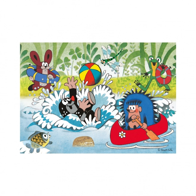 Dino Puzzle Krtek u vodi 24 dijelova maxi