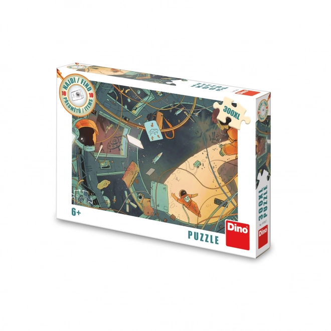 Puzzle Svemir - Pronađi 10 predmeta 47x33cm 300 dijelova XL u kutiji 27x19x4cm