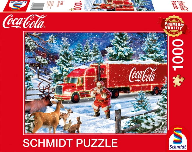 Puzzle Božićni Kamion Coca Cola 1000 Dijelova
