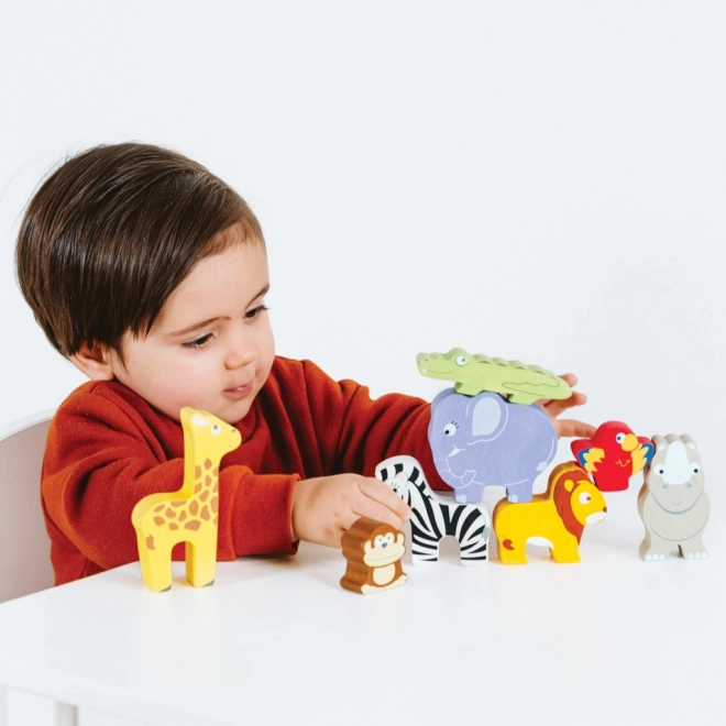 Le Toy Van Petilou Skladišta toranj Afrika 9 kom