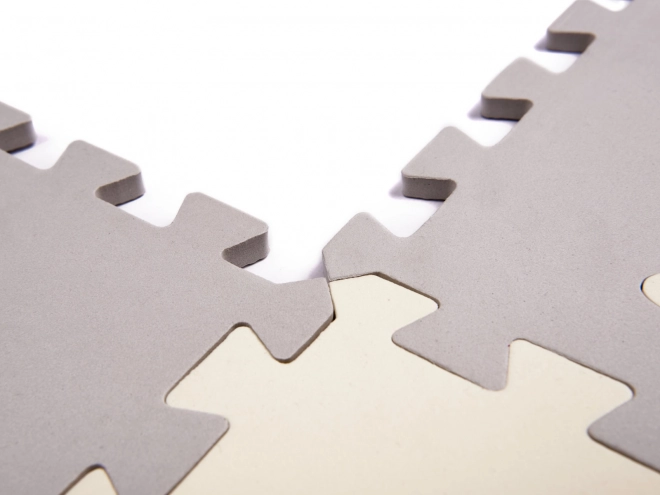 Kontrastne bež boje pjenaste puzzle sa životinjama