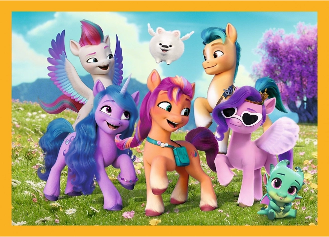 TREFL Puzzle My Little Pony: Upoznajte ponije 4u1 (35,48,54,70 dijelova)