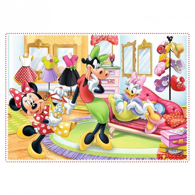 Puzzle 4u1 Minnie s prijateljima