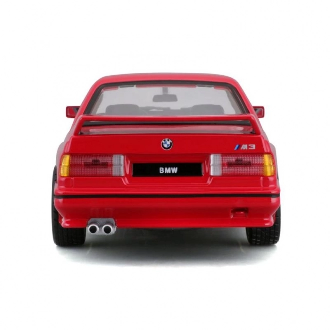 Metalni autić BMW 3 Series M3 1988 crvena