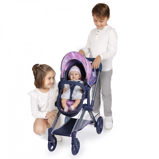 DeCuevas 81776 Sklopiva kolica za lutke 3 u 1 s torbom Magic Bubble 2024 - 73 cm