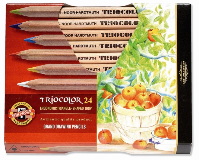 KOH-I-NOOR Trokutaste bojice 3154 Triocolor Natur jake 24 kom