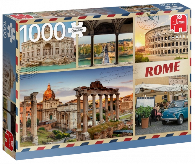Puzzle Pozdravi iz Rima 1000 dijelova