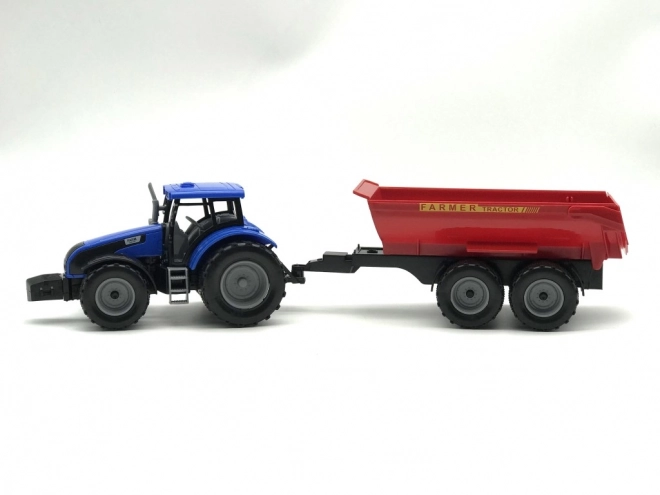 Traktor s prikolicom na inercijski pogon