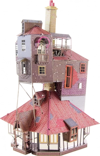 3D metalne slagalice METAL EARTH Harry Potter: Jazbina (The Burrow) – kolorirani model