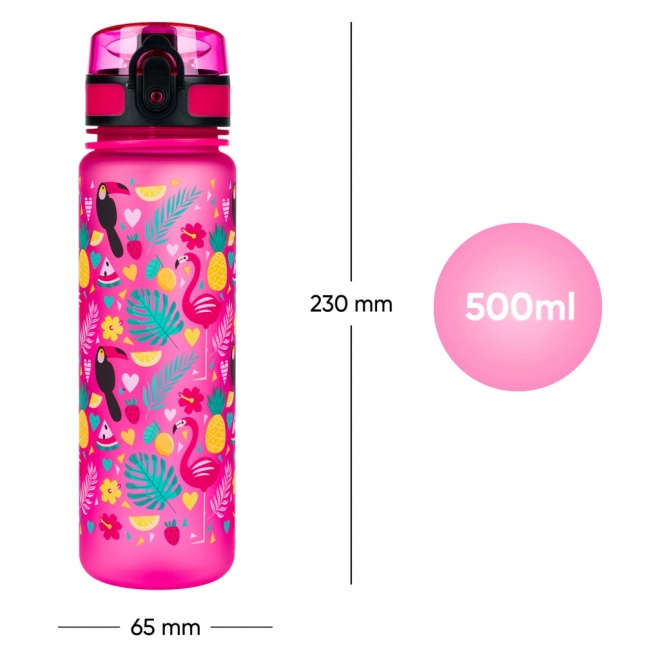 BAAGL Tritanova boca za piće Flamingosi, 500 ml