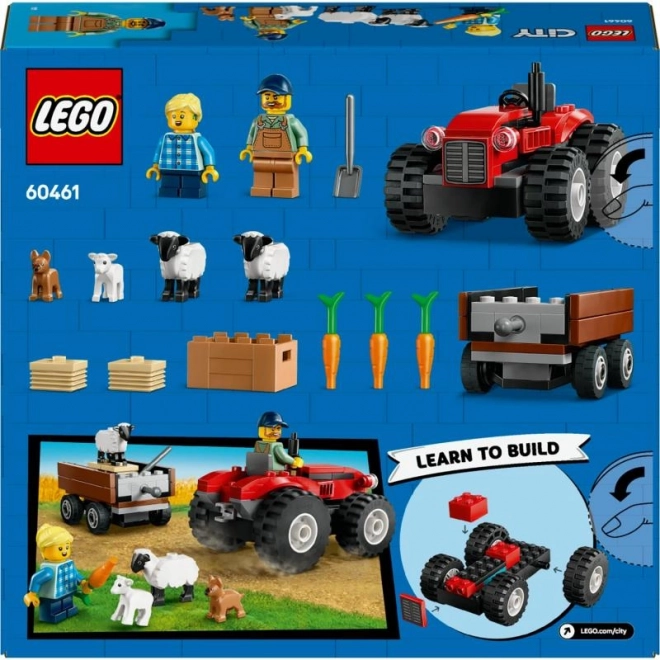 LEGO® City 60461 Crveni traktor s prikolicom i ovcama