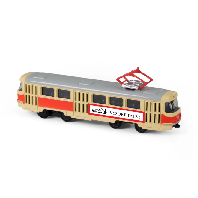 Metalni retro tramvaj 16 cm VISOKE TATRE