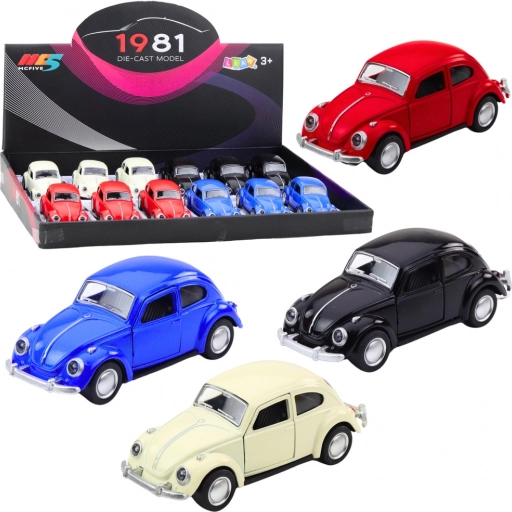 Klasični auto Buba metalni model s trenjnim pogonom 1:36