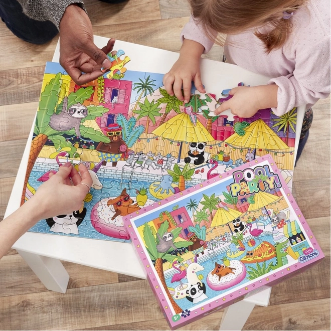 Puzzle Party u bazenu 100 komada