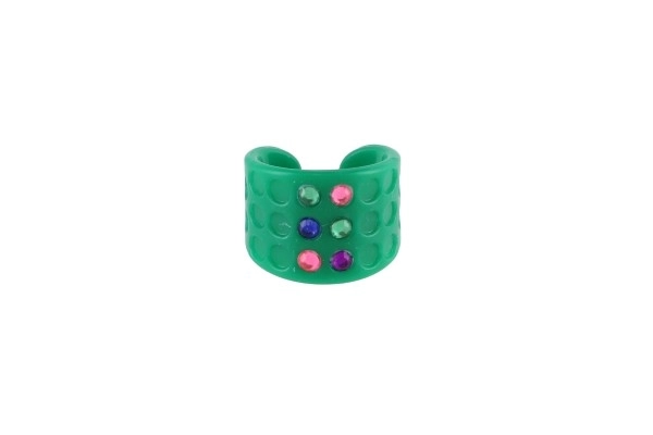Kreativni set za prstenove od plastike u kutiji 12x21x3,5cm 12 komada u boksu