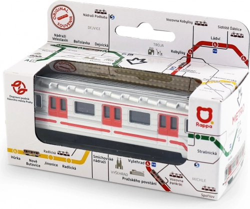 Mini metalni set metroa 8 cm
