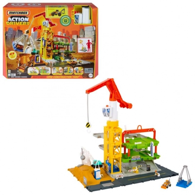 Matchbox Građevinska zona sa svjetlima i zvukovima